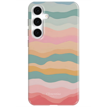 Rainbow Wave Magnetic Tough Phone Case