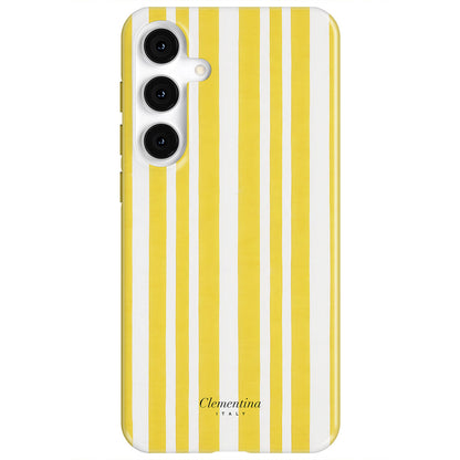Yellow Stripes Magnetic Tough Phone Case