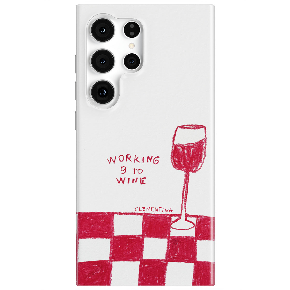 9 to Wine Snap Case