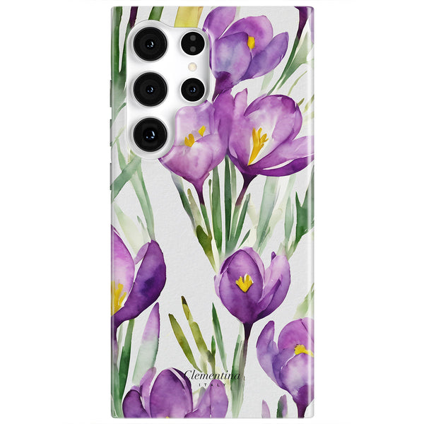 Crocus Snap Case