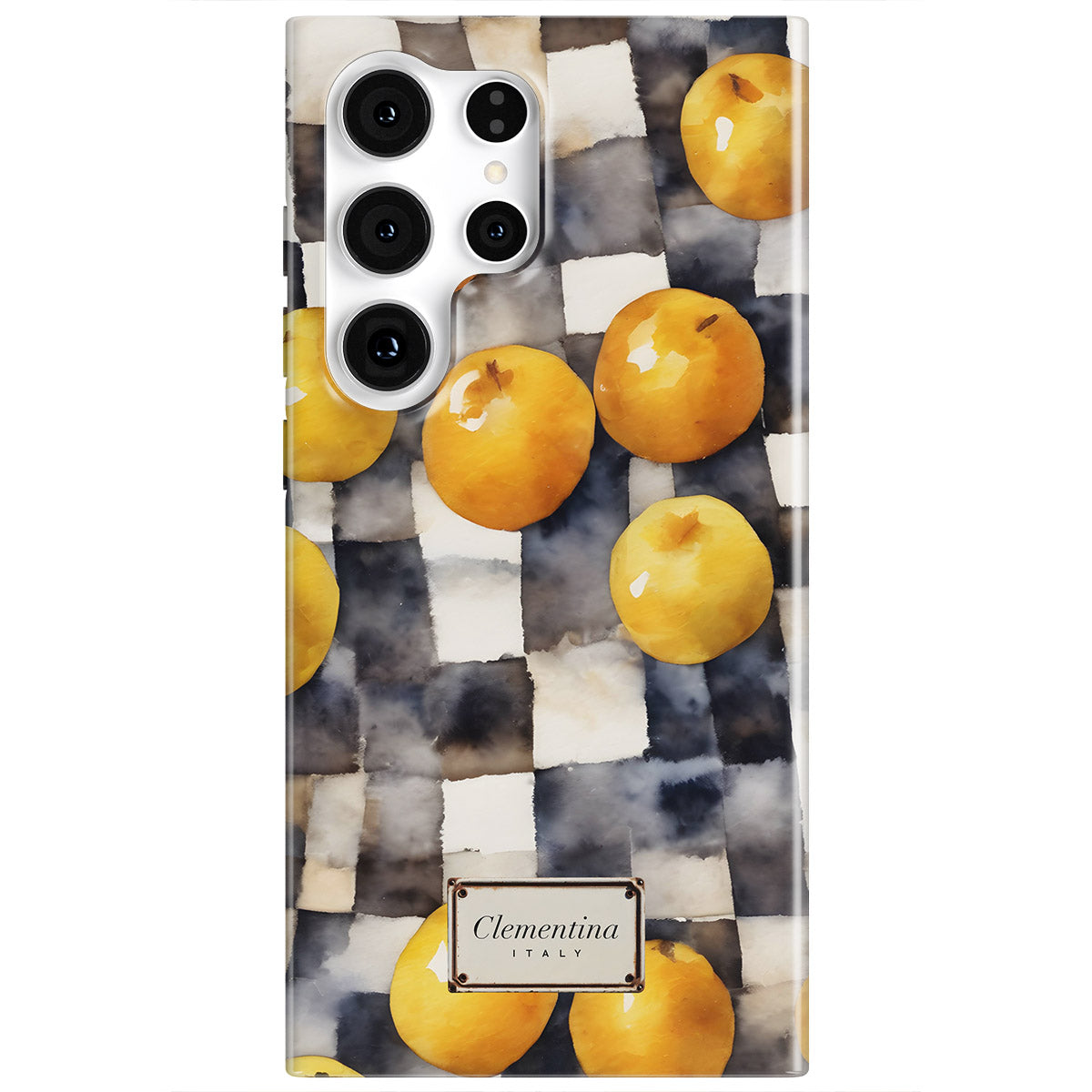 Gingham & Citrus Magnetic Tough Phone Case