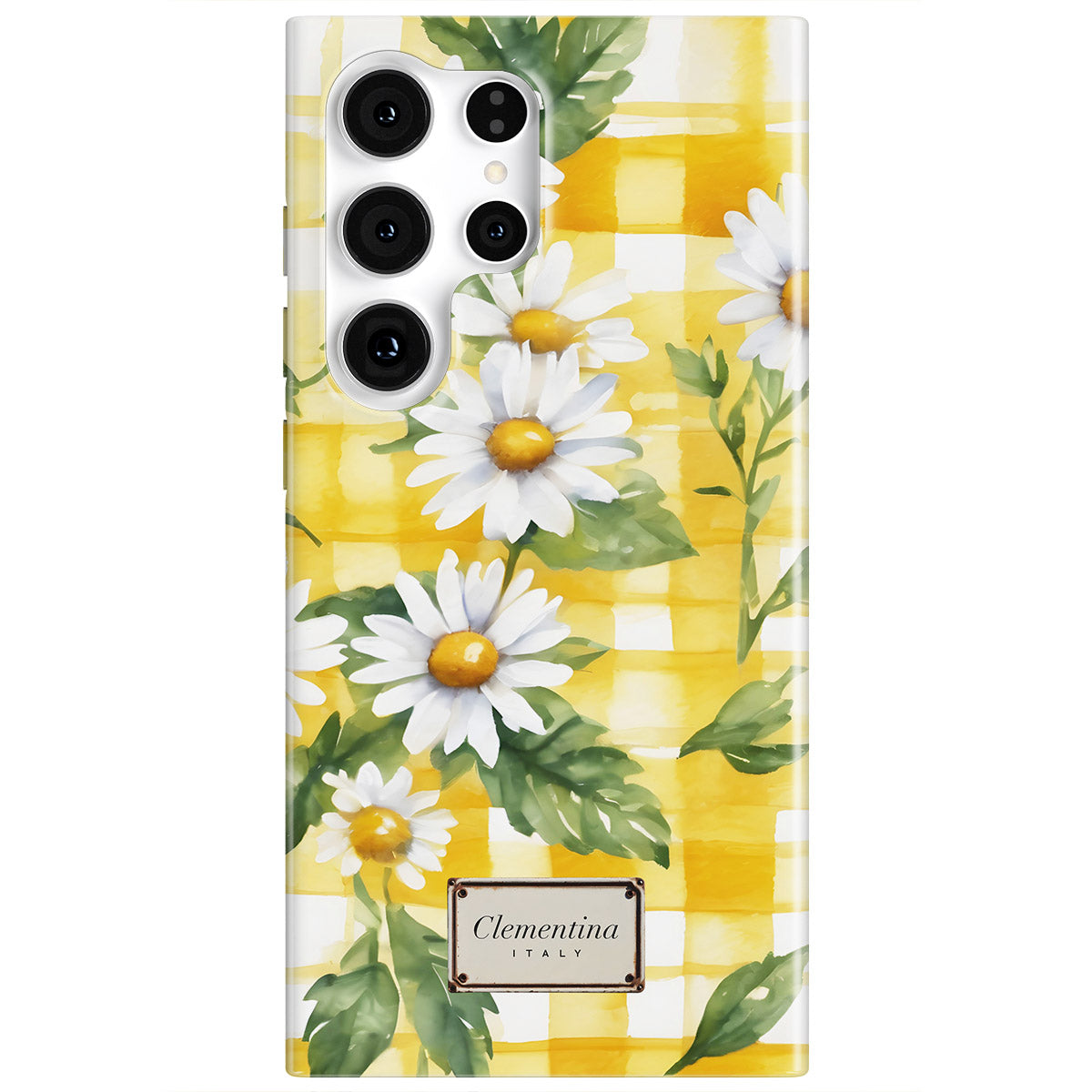 Gingham and Daisy Magnetic Tough Phone Case