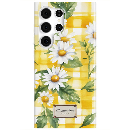 Gingham and Daisy Magnetic Tough Phone Case