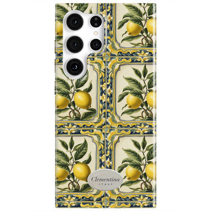 Lemon Tile Magnetic Tough Phone Case