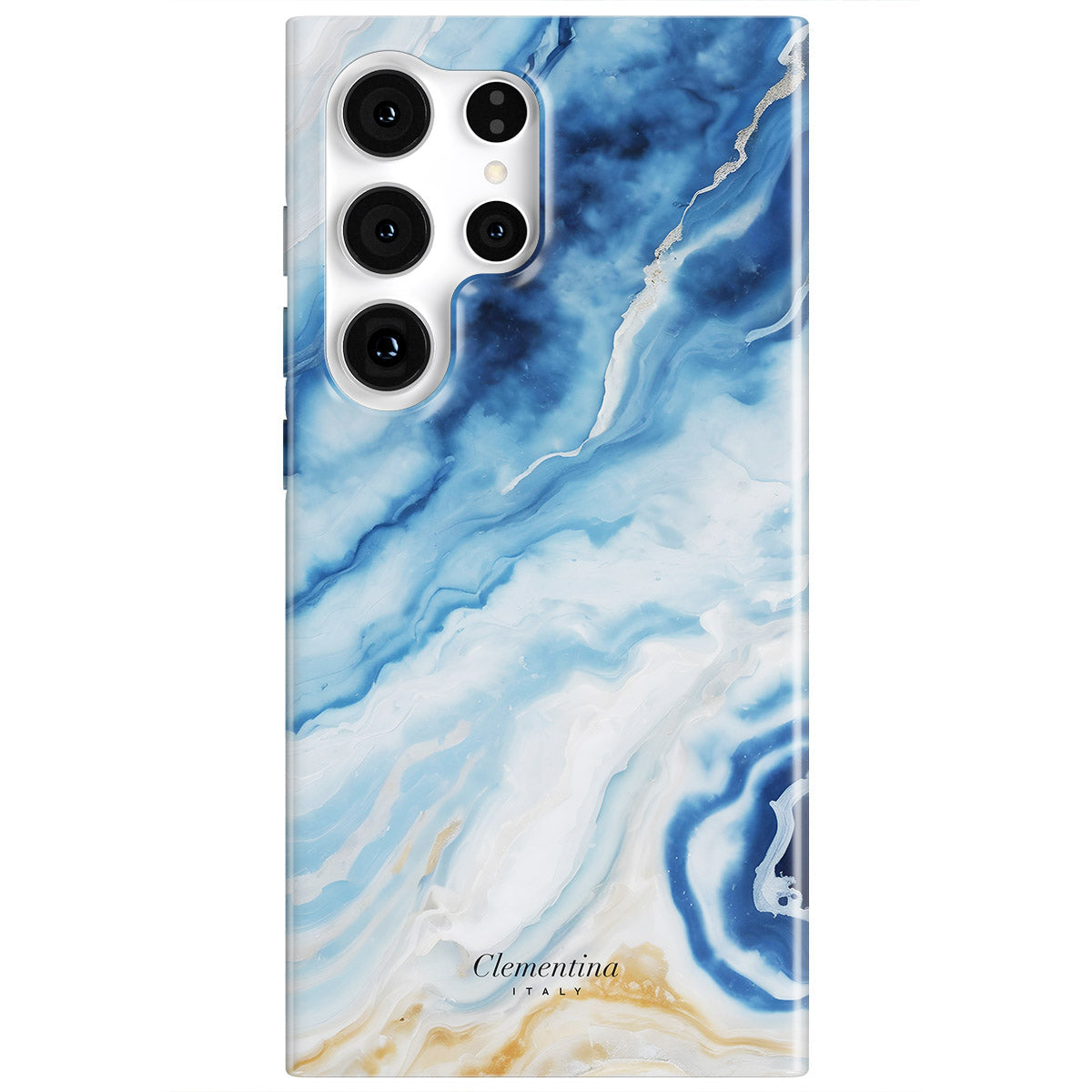 Marble Azzurro Snap Case