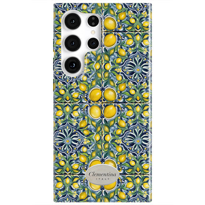 Piastrella Limone Magnetic Tough Phone Case
