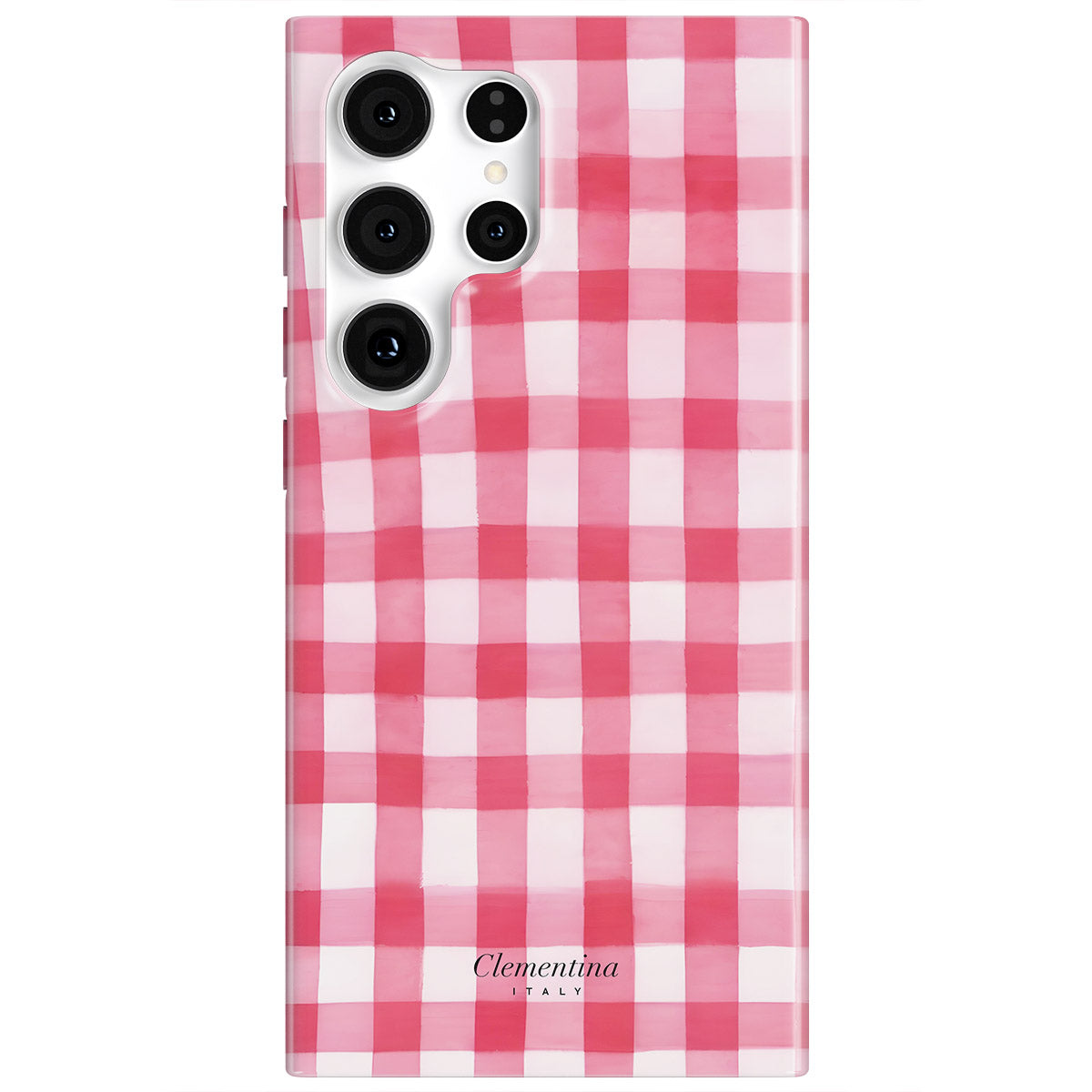 Pink Gingham Tough Case