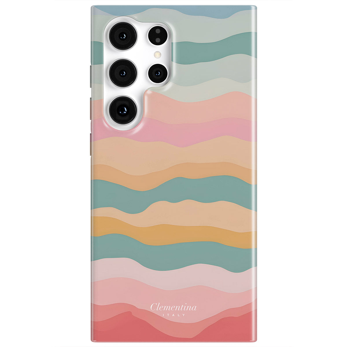 Rainbow Wave Magnetic Tough Phone Case