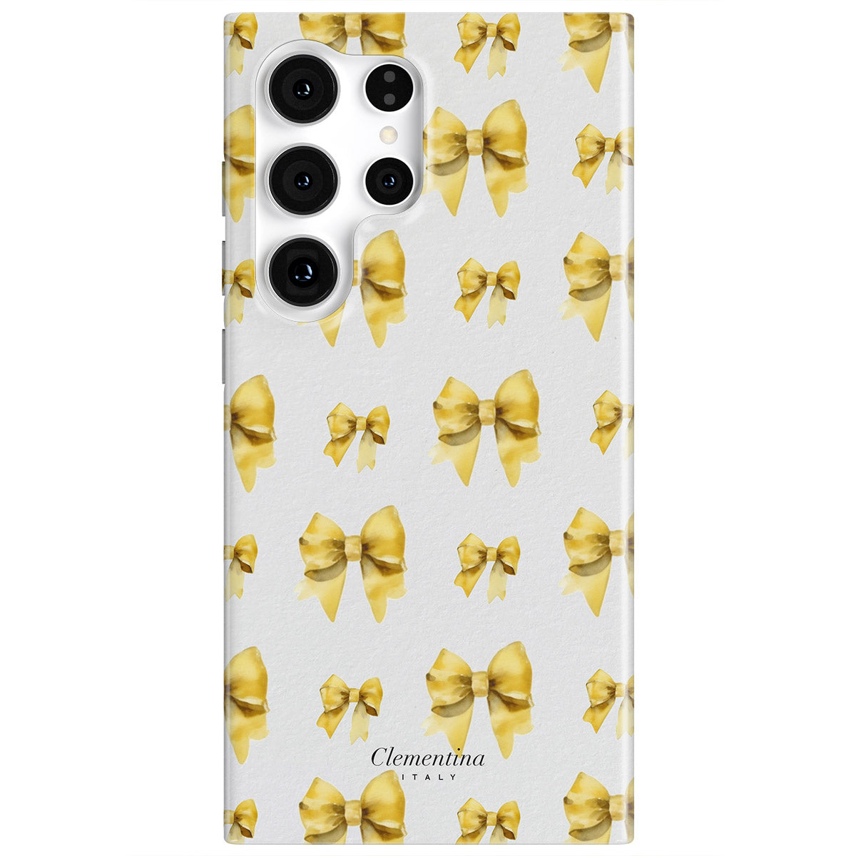 Yellow Bows Snap Case