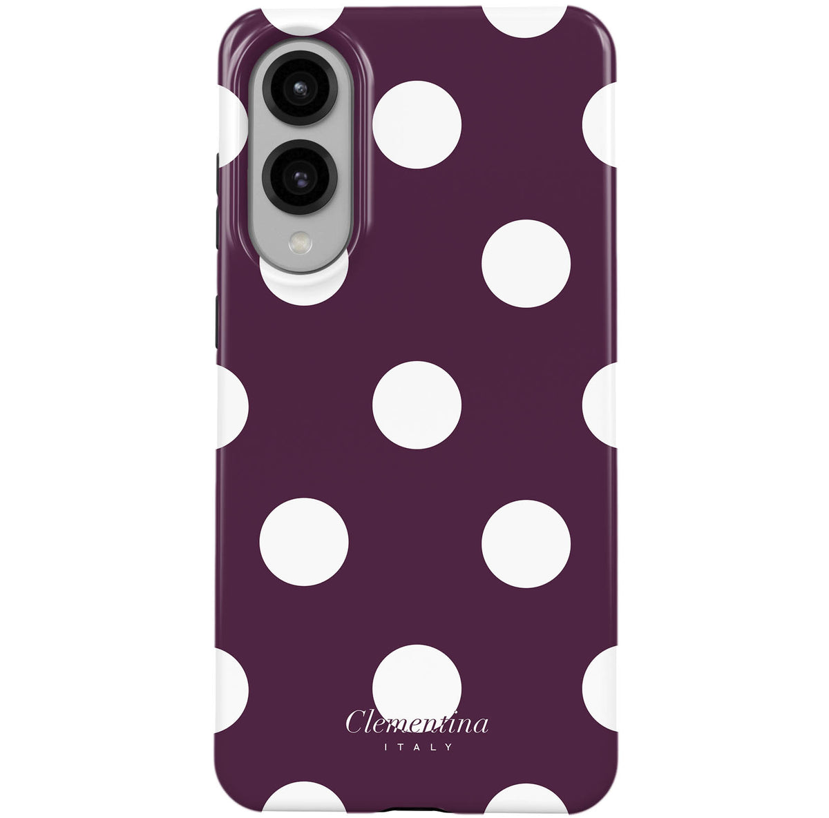 Burgundy Dots Tough Case