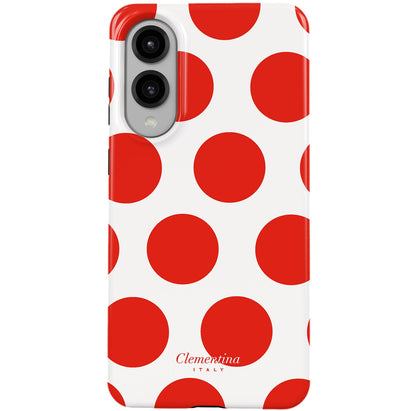 Red Polka Dots Tough Case