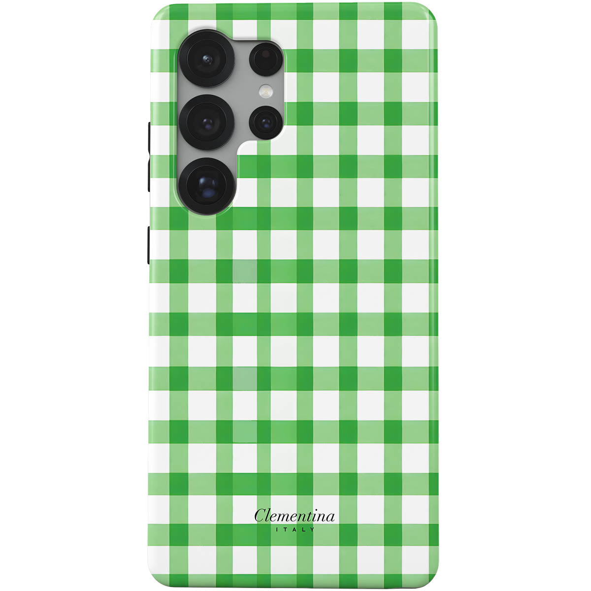 Green Gingham Magnetic Tough Phone Case