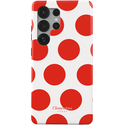 Red Polka Dots Tough Case