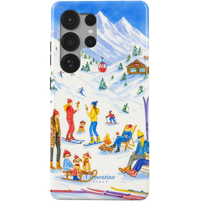 Ski Village Magnetic Tough Phone Case
