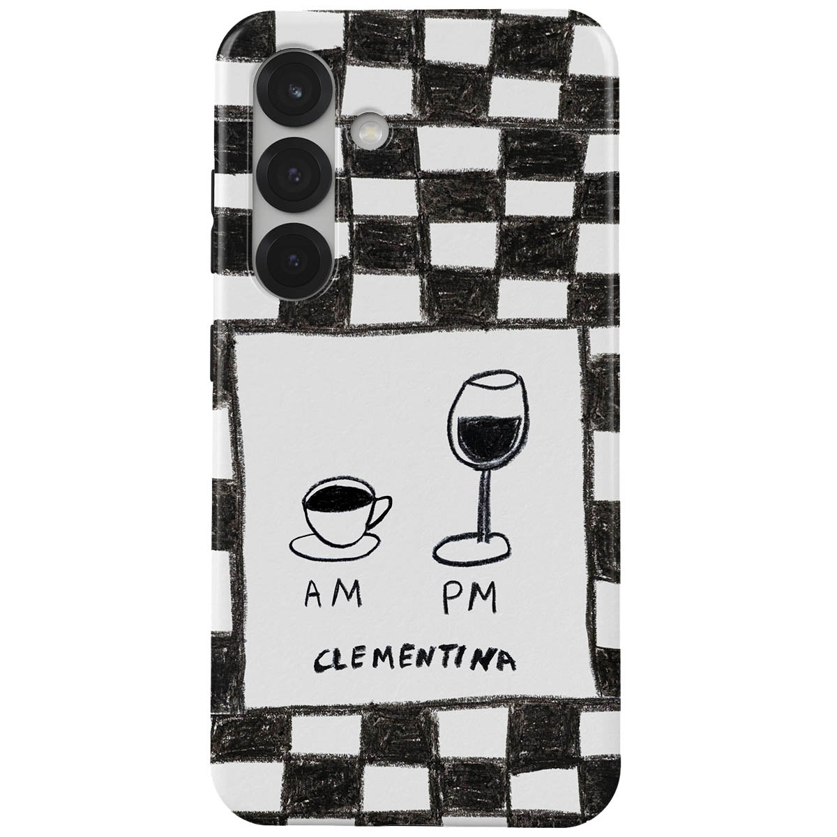 AM PM Magnetic Tough Phone Case