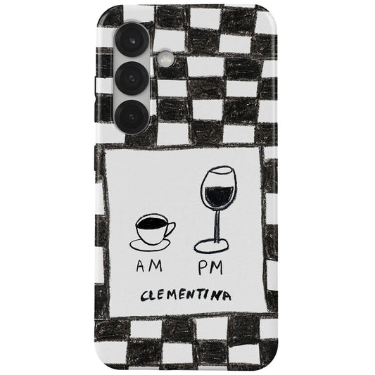 AM PM Magnetic Tough Phone Case