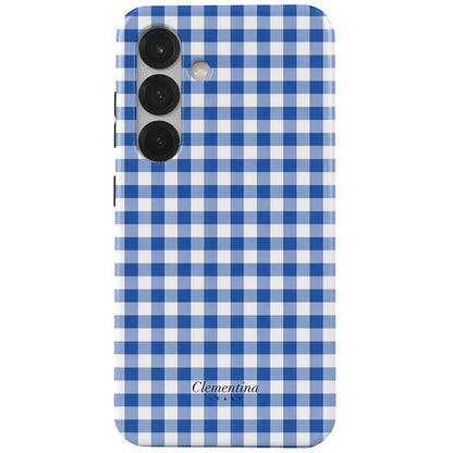Blue Gingham Tough Case