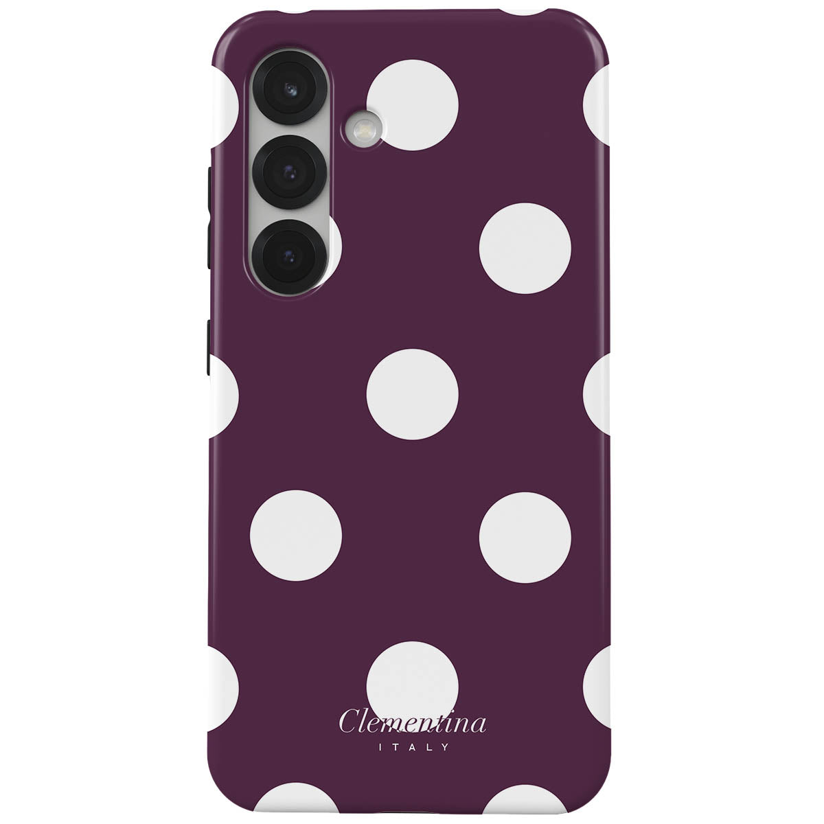Burgundy Dots Tough Case