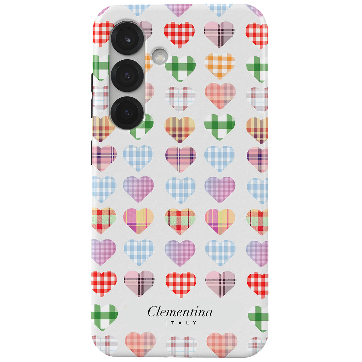 Checked Hearts Magnetic Tough Phone Case