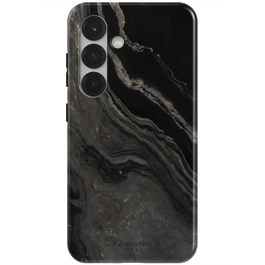 Black Marble Magnetic Tough Phone Case
