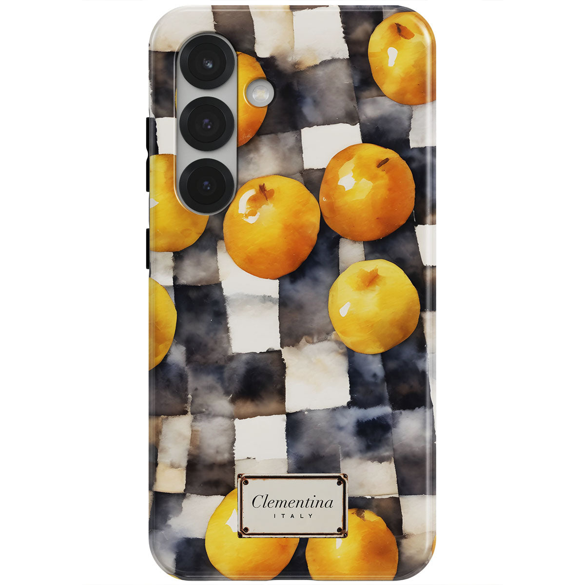 Gingham & Citrus Magnetic Tough Phone Case