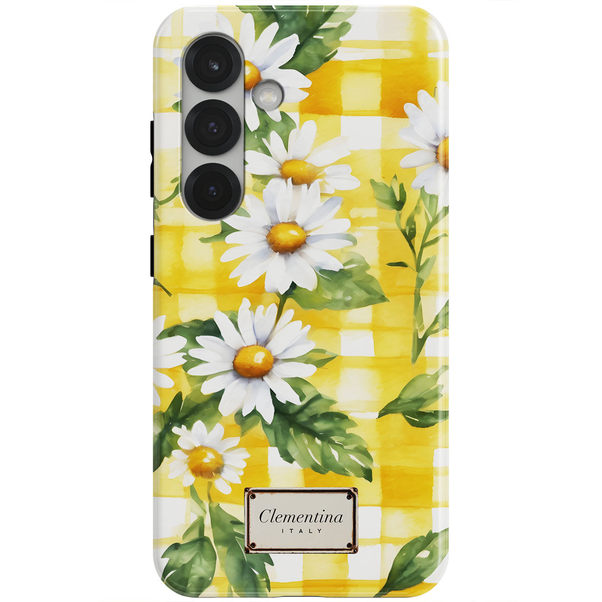 Gingham and Daisy Magnetic Tough Phone Case