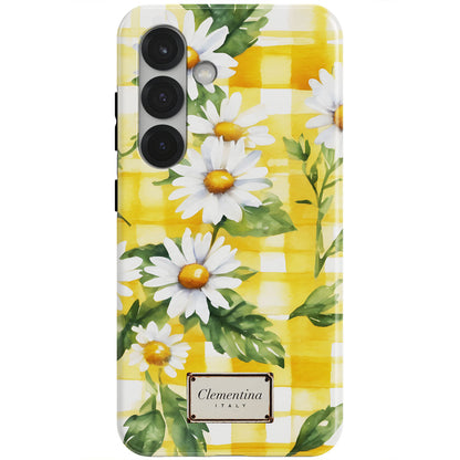 Gingham and Daisy Magnetic Tough Phone Case
