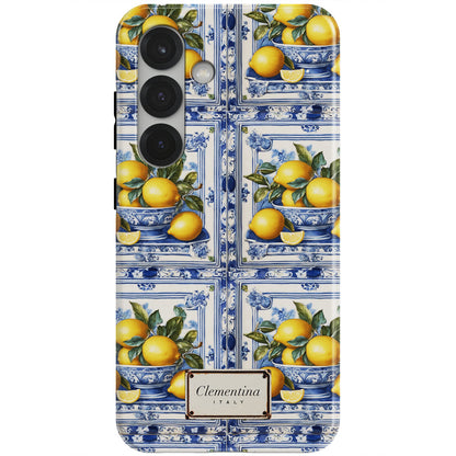 Lemon Majolica Magnetic Tough Phone Case