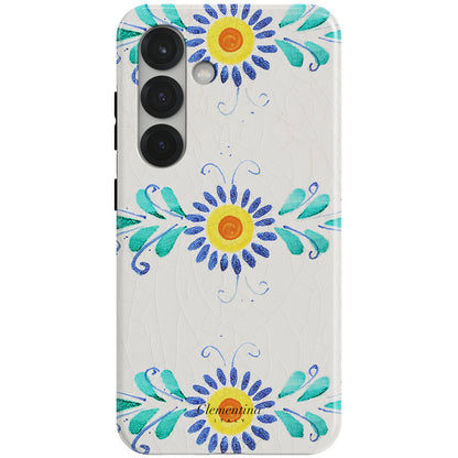 Majolica Flower Magnetic Tough Phone Case