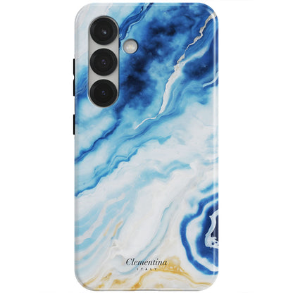 Marble Azzurro Magnetic Tough Phone Case