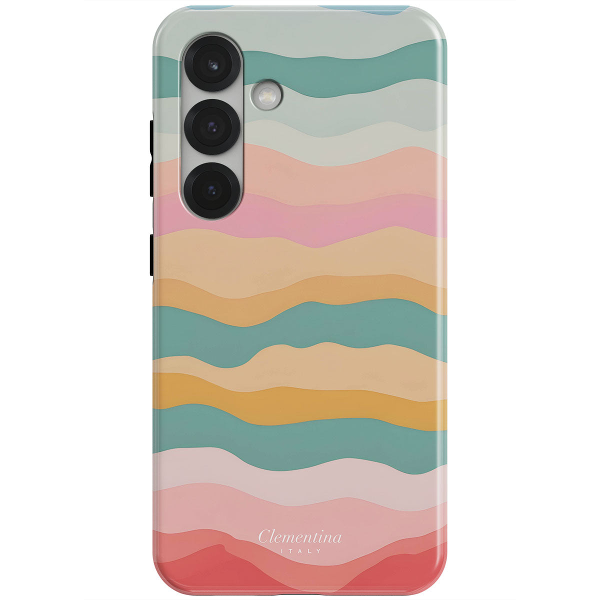 Rainbow Wave Magnetic Tough Phone Case