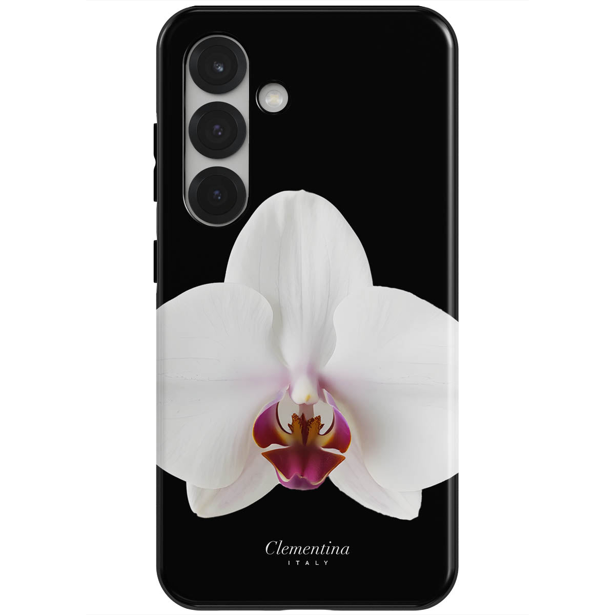 White Orchid Magnetic Tough Phone Case