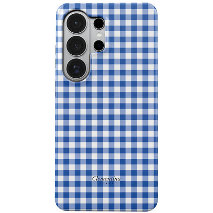 Blue Gingham Tough Case