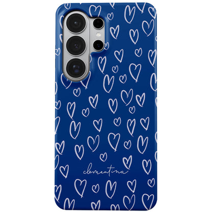 Blue Hearts Tough Case