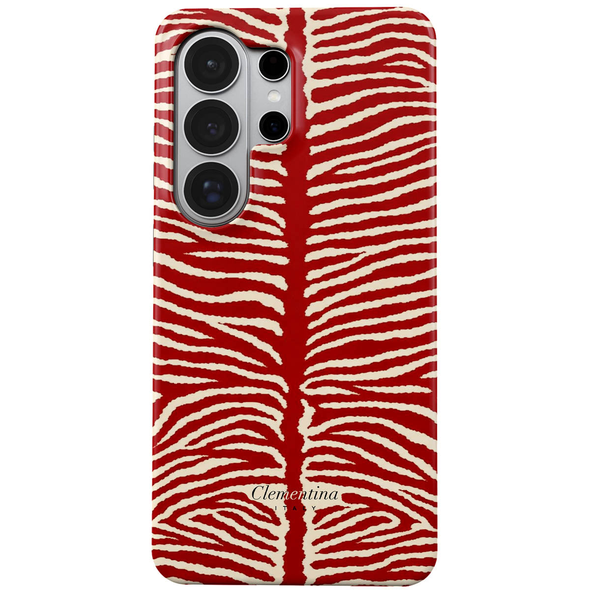 Burgundy Zebra Tough Case