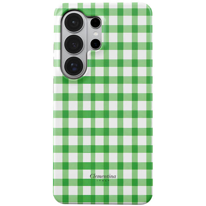 Green Gingham Tough Case
