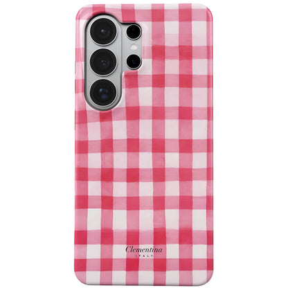 Pink Gingham Tough Case