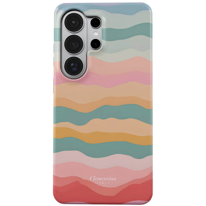 Rainbow Wave Magnetic Tough Phone Case
