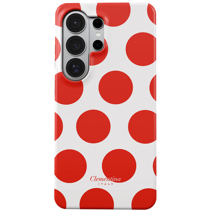 Red Polka Dots Tough Case