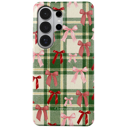 Tartan and Bows Magnetic Tough Phone Case