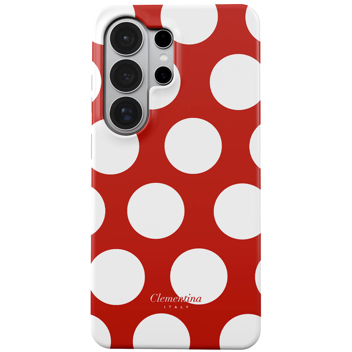 White Polka Dots Tough Case