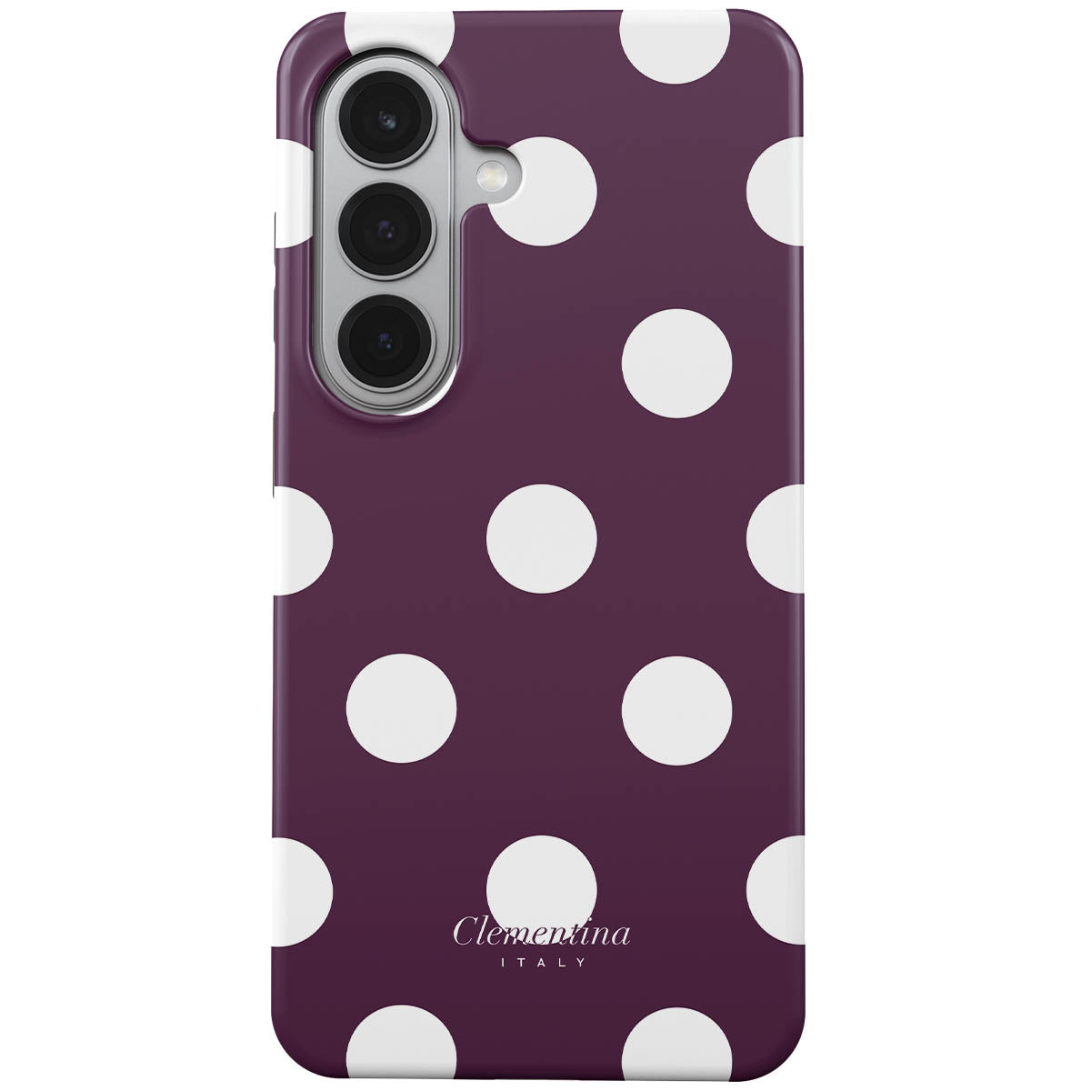 Burgundy Dots Tough Case
