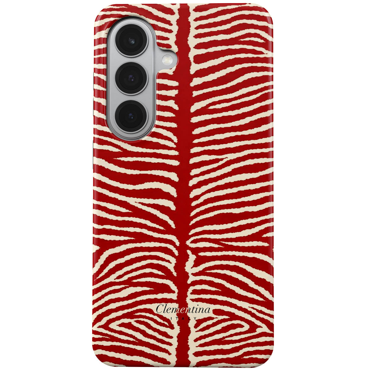 Burgundy Zebra Tough Case