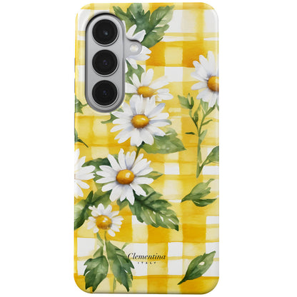 Gingham and Daisy Magnetic Tough Phone Case