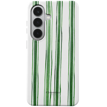 Green Stripes Tough Case