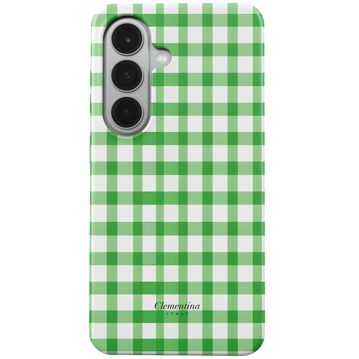 Green Gingham Tough Case
