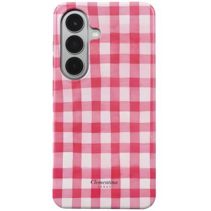 Pink Gingham Tough Case