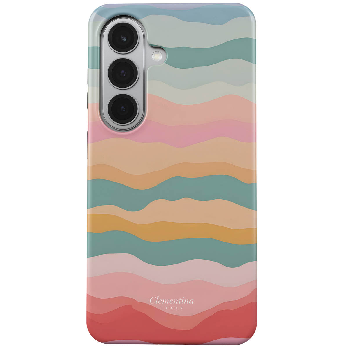 Rainbow Wave Magnetic Tough Phone Case