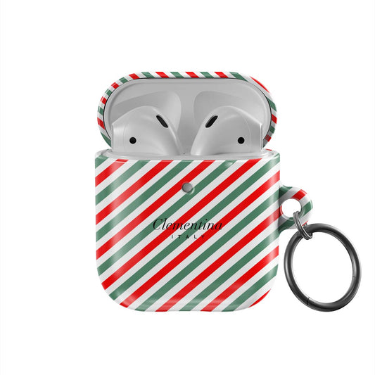 Candy Stripes Apple AirPods 1 / 2 Case