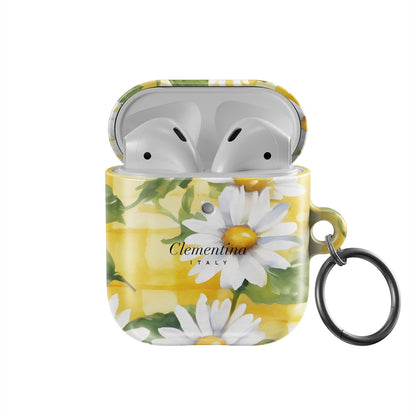 Gingham and Daisy Apple AirPods 1 / 2 Case